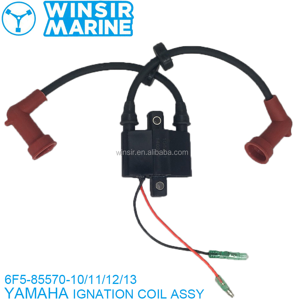 6F5-85570-10 YMH 2 тактный F15 F20 4OG J 40HP МОРСКОЙ лодочный мотор подвесной лодочный мотор части катушки зажигания