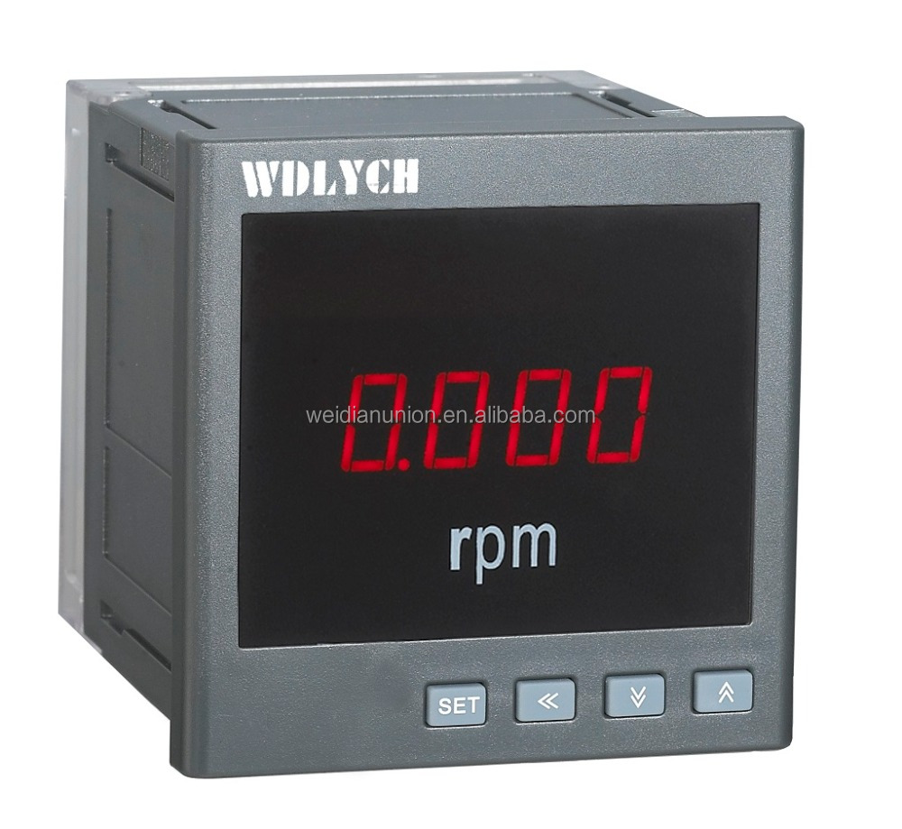 WD-AS 72*72 мм Цифровой измеритель оборотов в минуту с функцией связи RS485