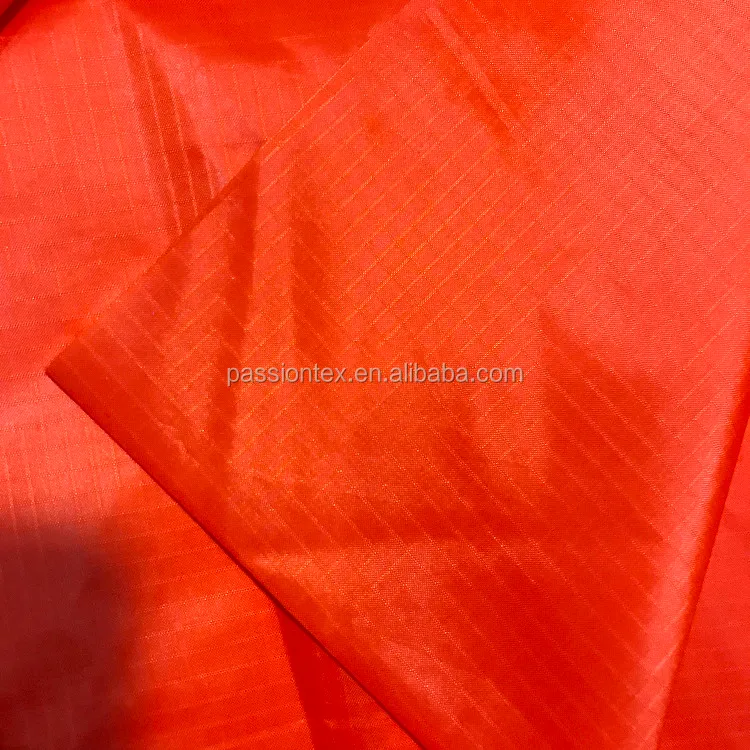 Very slippery silicone coated ripstop nylon fabric