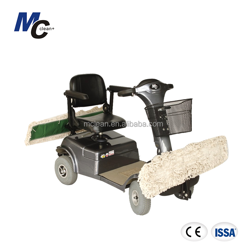 CT4900 industrial electric dry mopping dust cart