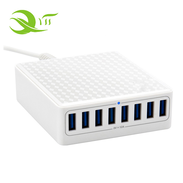 Хорошая цена 60 Вт 8 порты и разъёмы Multi Usb Смарт часы Usb Desktop зарядное устройство адаптер для GPS