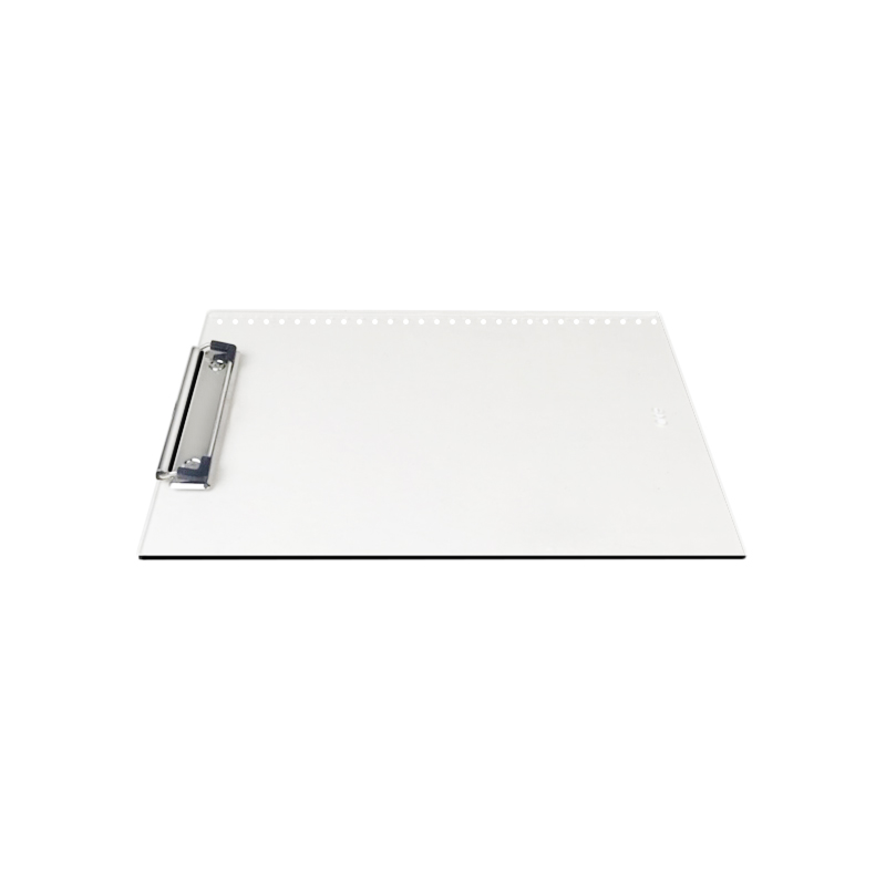 New Design School Office Use A5 A6 Size Acrylic Writing Metal Clip Clipboard
