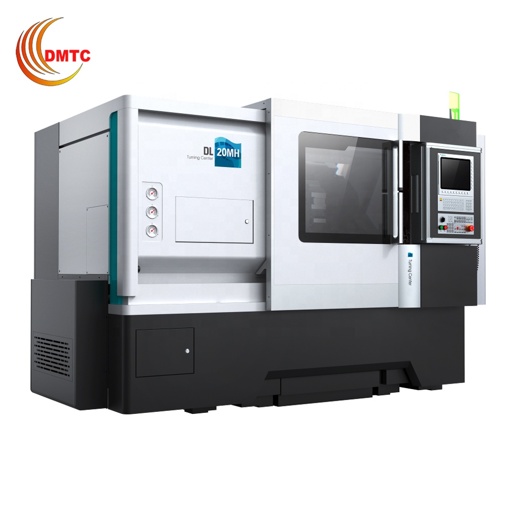 DMTG кровать с уклоном CNC токарный станок с ЧПУ с осью C DL-20MH