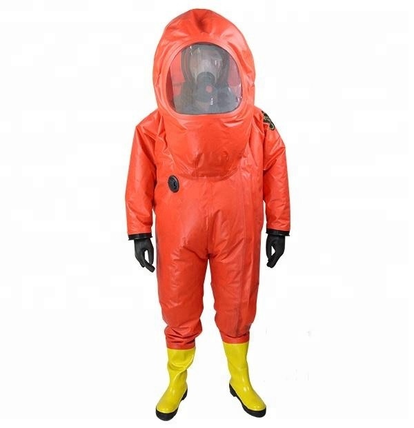 Gas Tight Acid-Resistant Safety Clothing Protective Chemical Clothing
