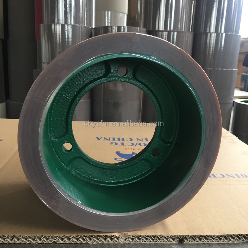 6 ''NBR dehusking резиновые рисовые рулоны на Железном барабане
