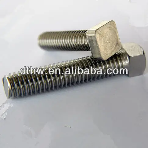 Stainless steel GB8 Square Head Bolts
