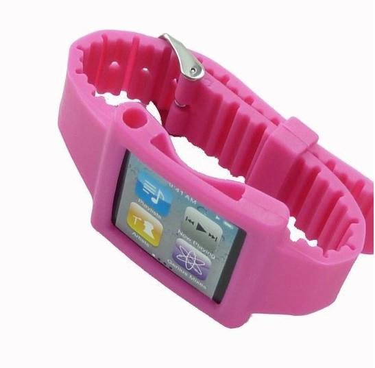 Для Apple iPod Nano 6 силиконовый спортивный ремешок для часов