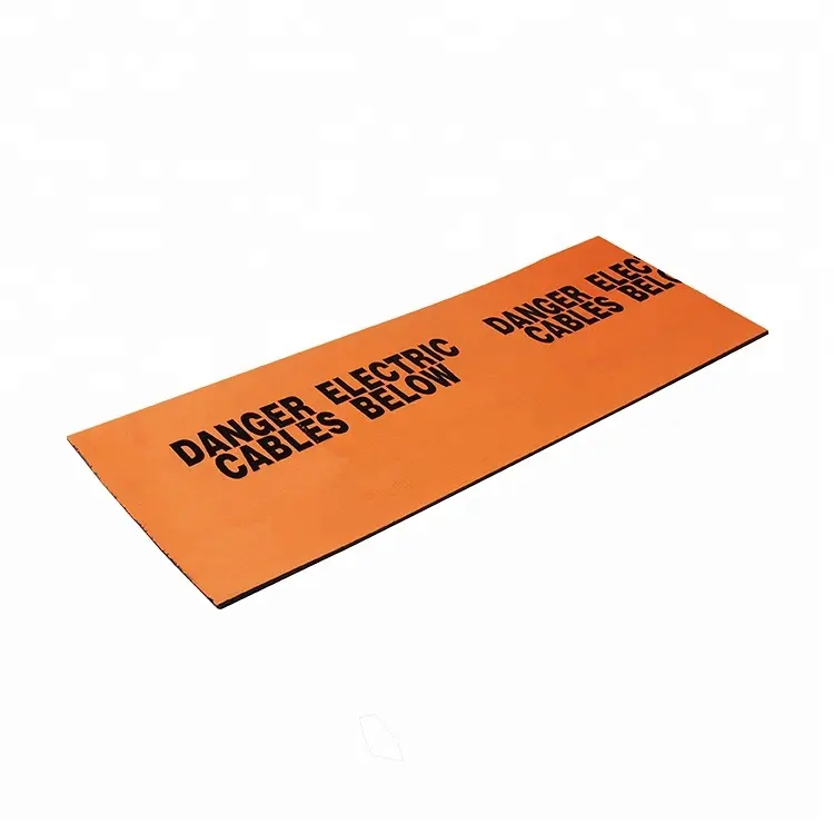 PE plastic underground warning tape/cable protection tiles/cable protection covers