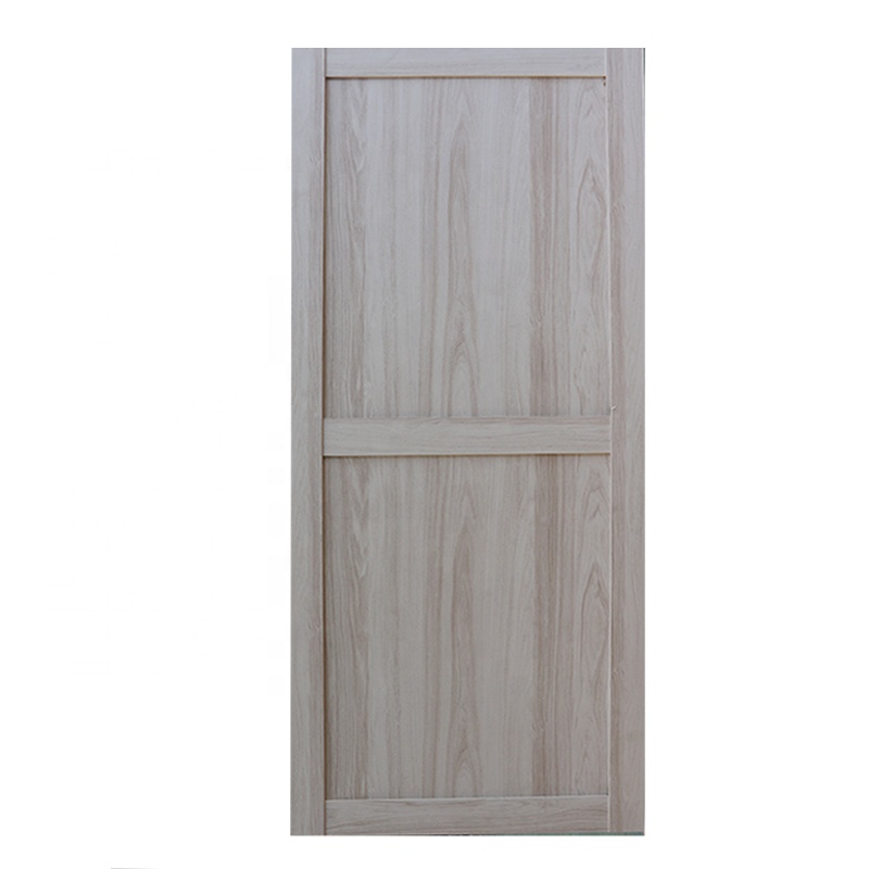 Standard OEM PVC barn door popular in market interior finished surface PVC sliding barn door
