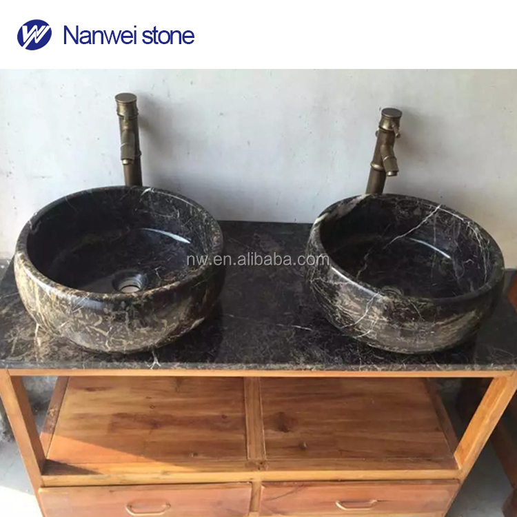 Натуральный камень ванна для мытья, украшение lavabo KD-28NW черный цвет завод горячие продажи гранит с лучшим качеством