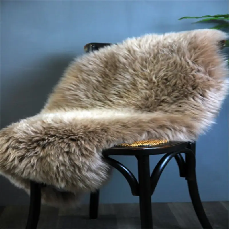 Raw Soft Sheepskin Fur Blanket / Wholesale Sheep Skin Fur Plate