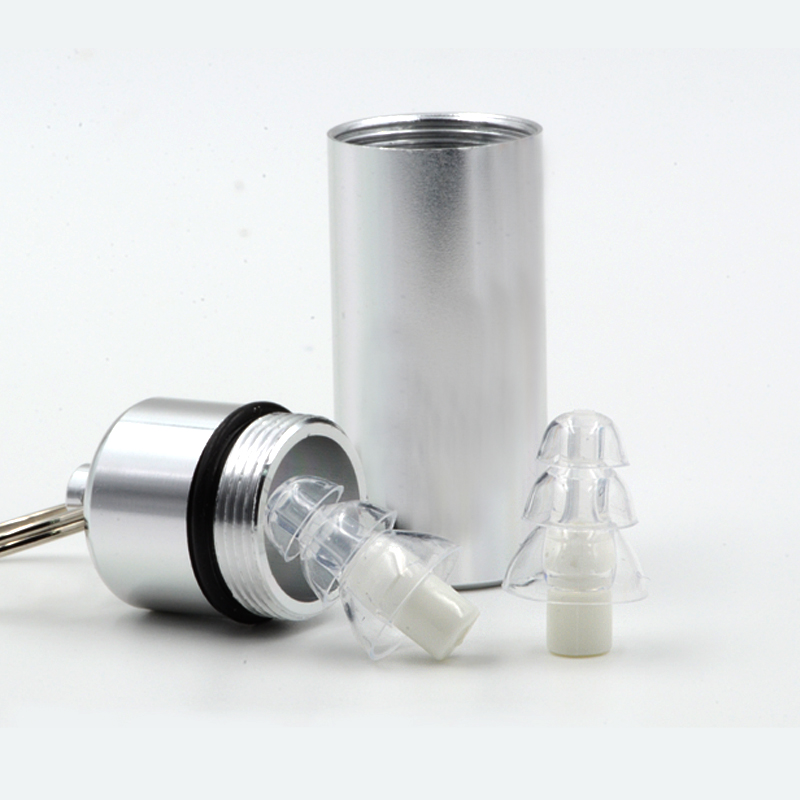 Factory Sales High Fidelity Earplugs, Fashionable Industrial Ear plugs with Keychain