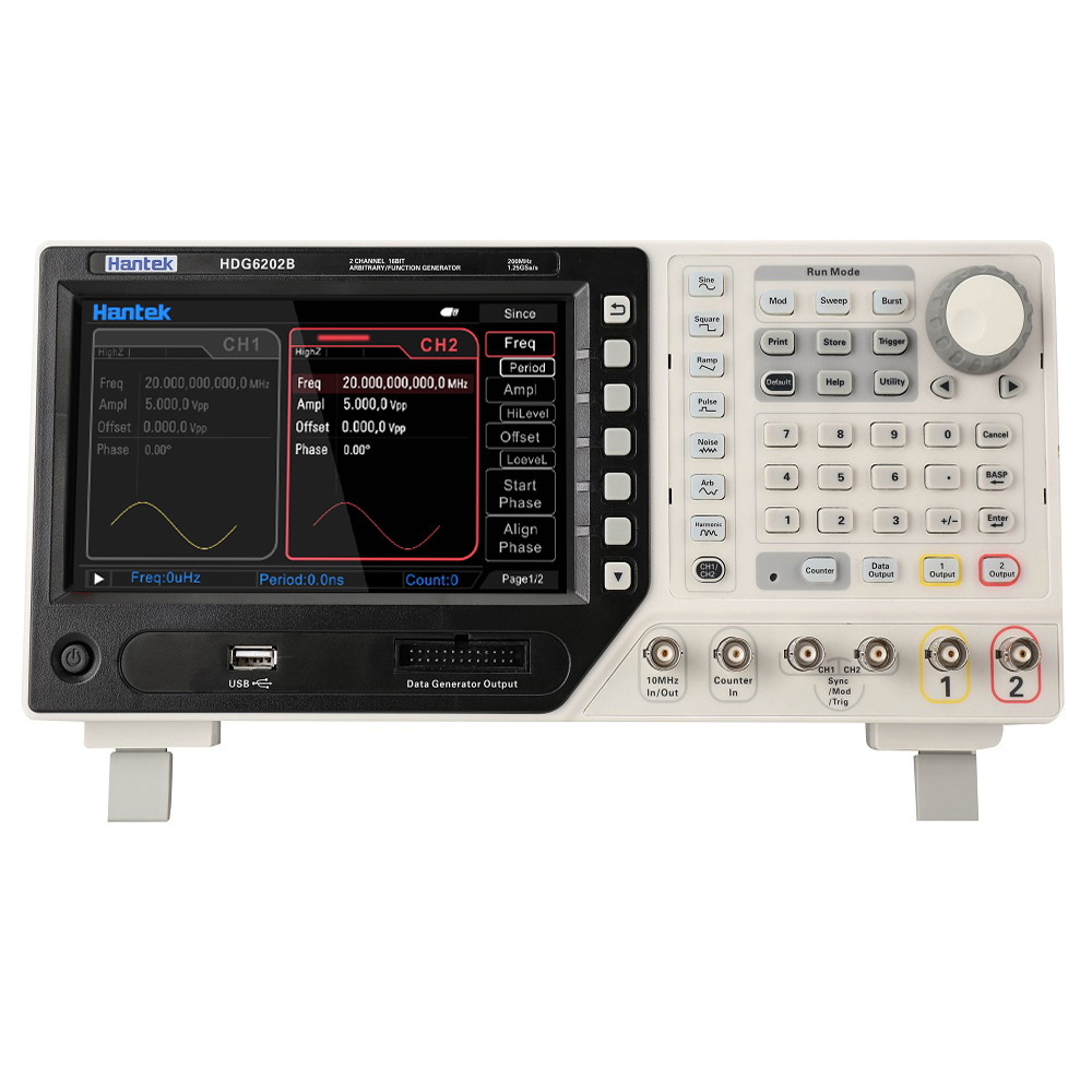 HDG6082B Hantek 80 МГц двухканальный лабораторный генератор сигналов произвольный генератор сигналов