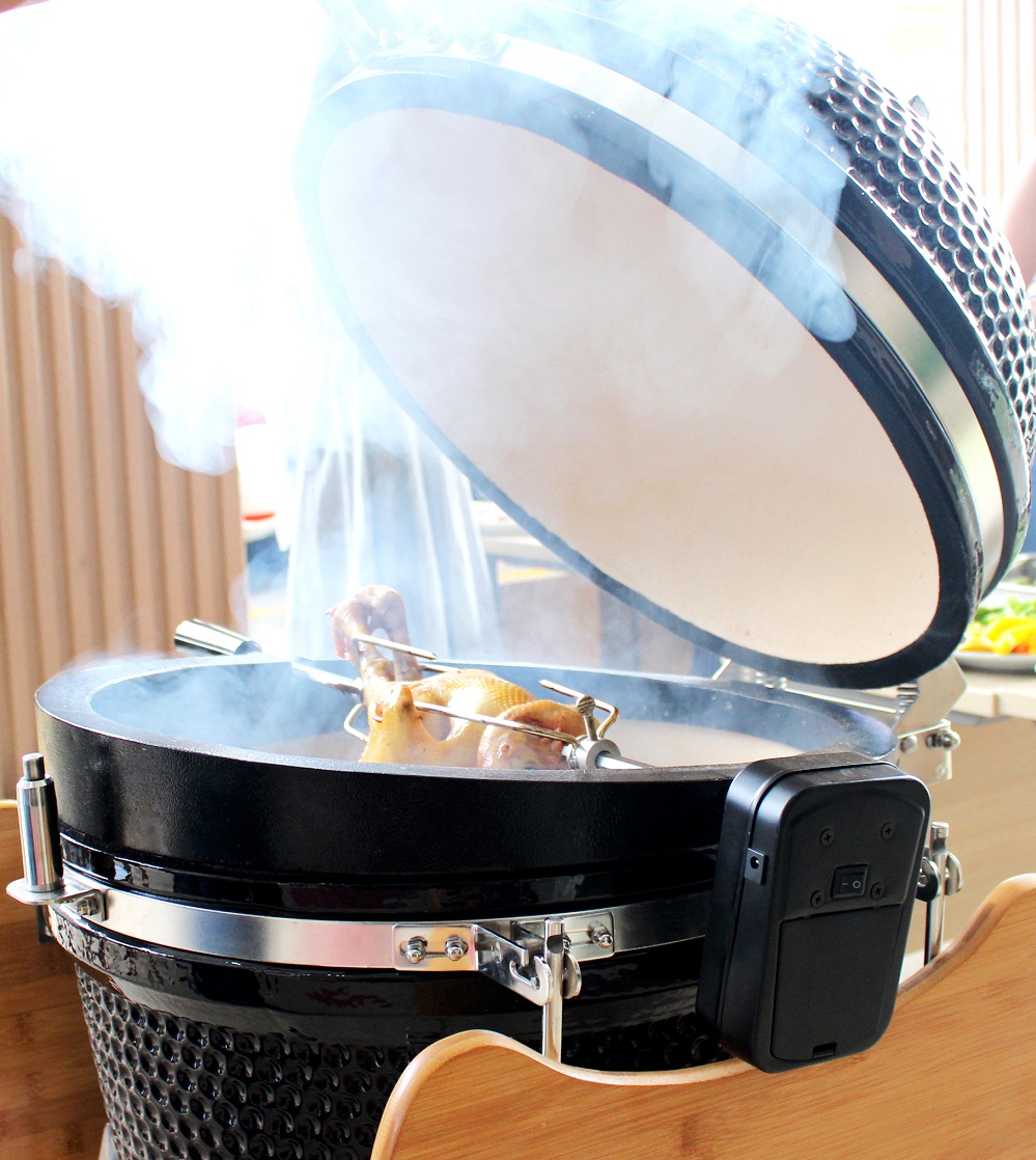 Аксессуары для барбекю-гриля Auplex Kamado, гриль для курицы с древесным углем