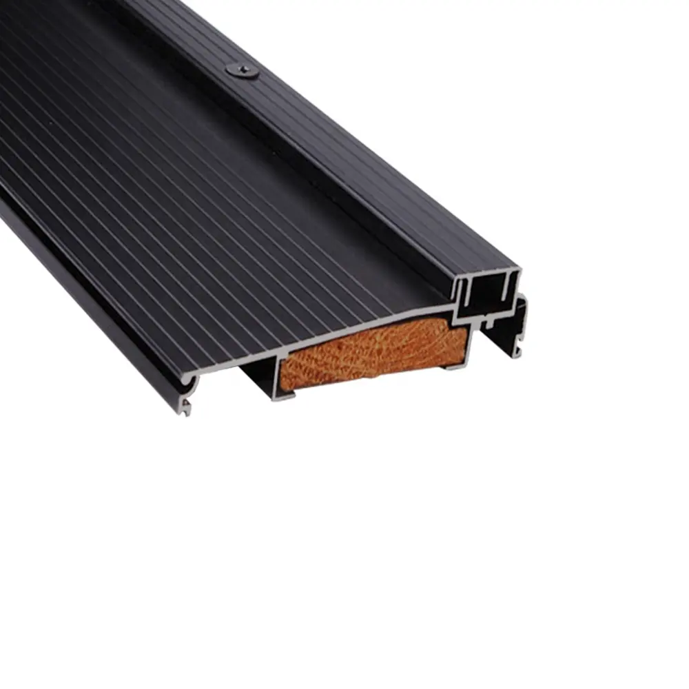 YDT505 Low Price adjustable residential Wood Sills threshold With Aluminum Part