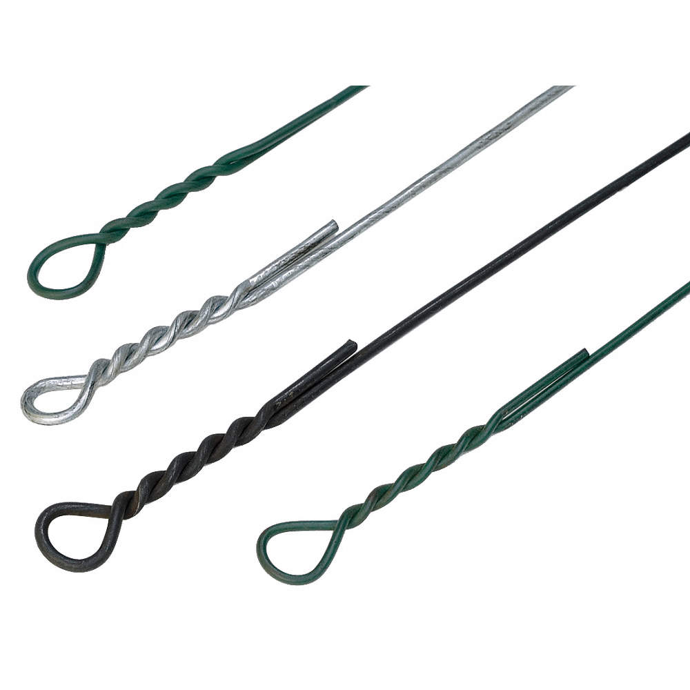 galvanized or black annealed quick link cotton bailing wire double loop tie wire