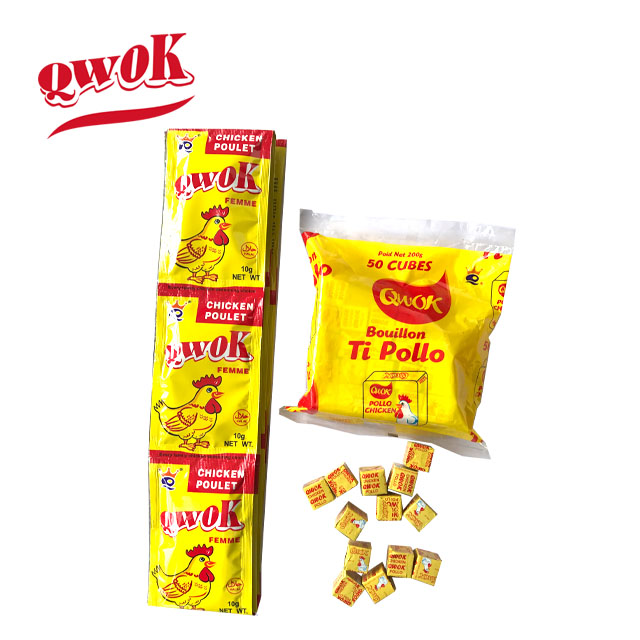 Хороший вкусный халяльный порошок для приправ QWOK, Бульонный порошок