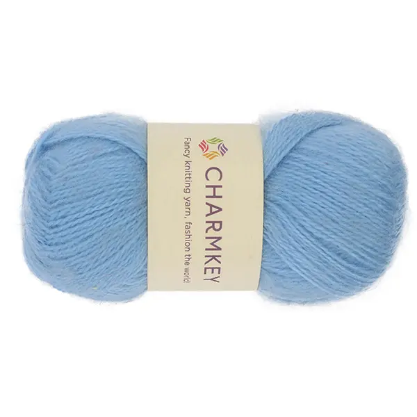 Charmkey hot selling acrylic wool yarn with textile yarn for hand knitting yarn ball
