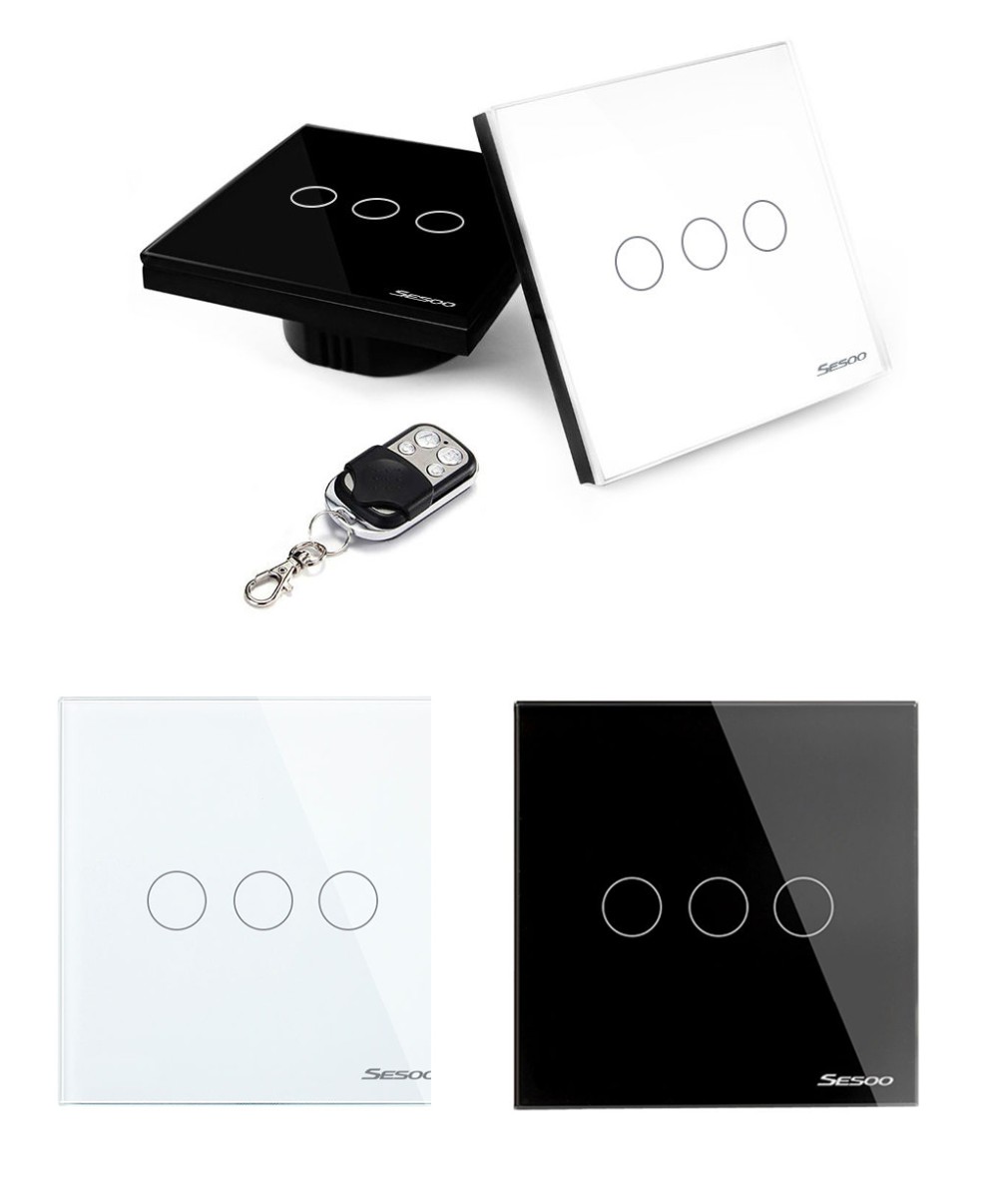 SESOO High Quality Easy Install Smart Home Switch For Android Phone App Standard