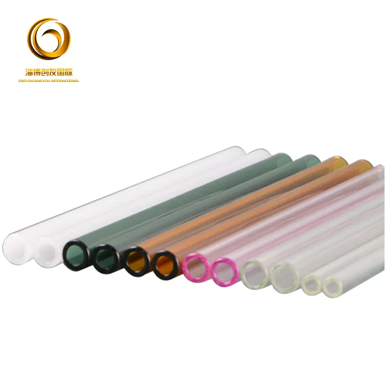 high quality borosilicate color pyrex glass tube pipes(L-221)