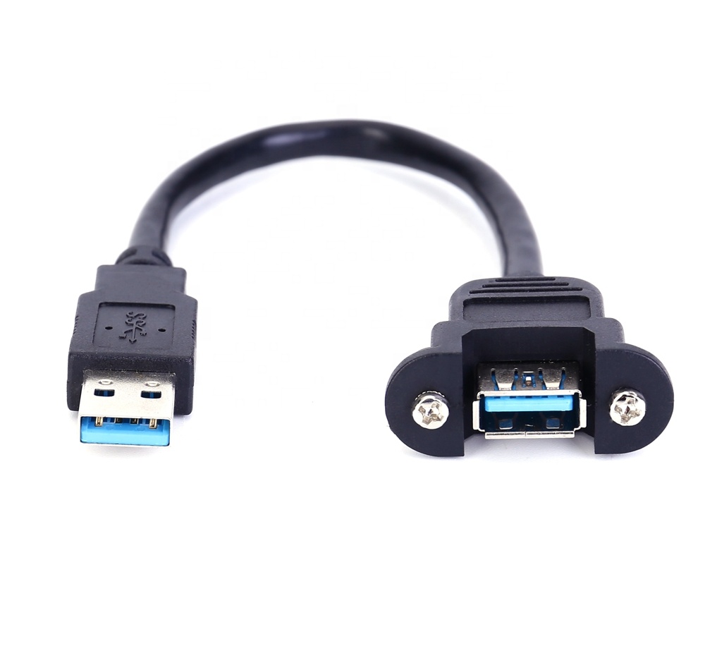 Мужчина к женщине USB 3,0 Панель Крепление удлинитель