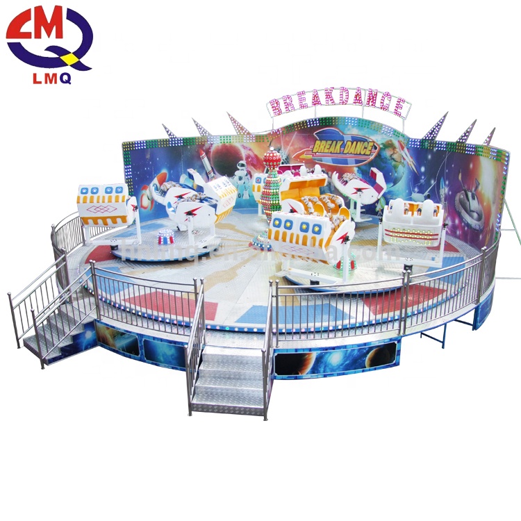 Funfair amusement rides outdoor equipment best crazy dance for sale