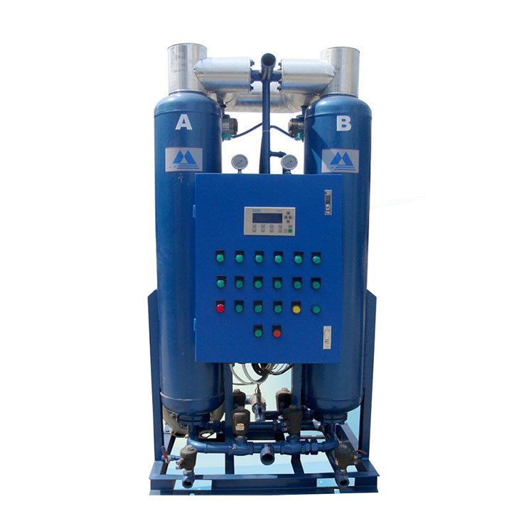 Высокая эффективность альтернативных рабочем состоянии Heatless Регенеративной адсорбционные осушителя сжатого воздуха