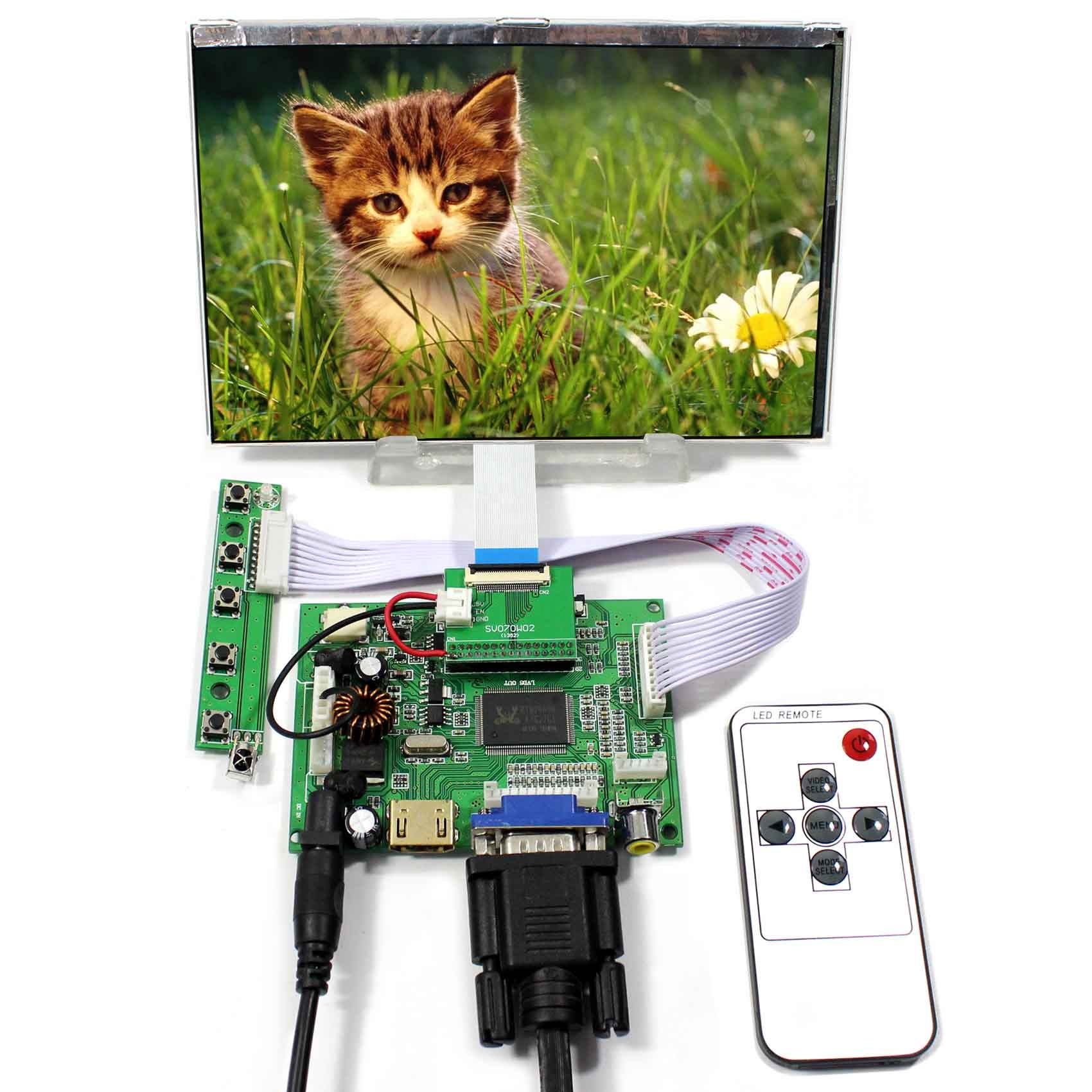 HD MI VGA + 2AV lcd-плата контроллера VS-TY2662-V1 с 7 дюймов HSD070PWW1 1280X800 ЖК-экран