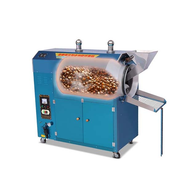 Stainless steel flour wheat nuts roasting machine peanut roaster machine