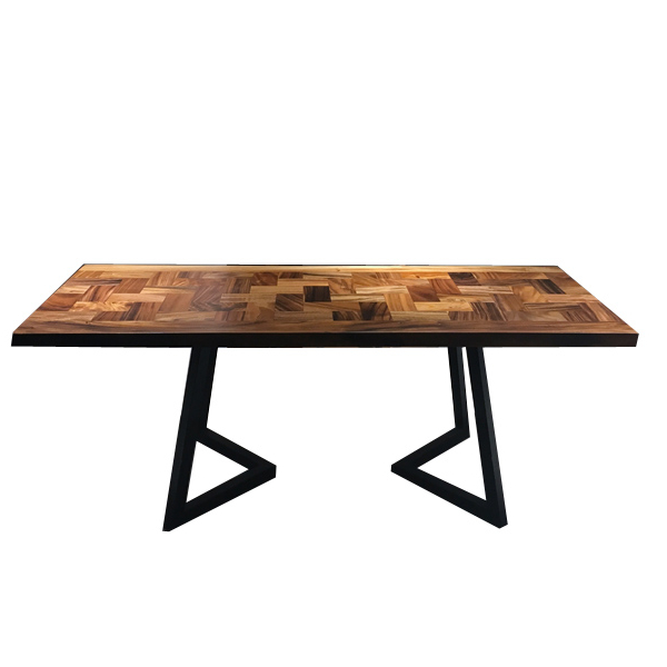 Square wood restaurant dining tables restuaurant table tops