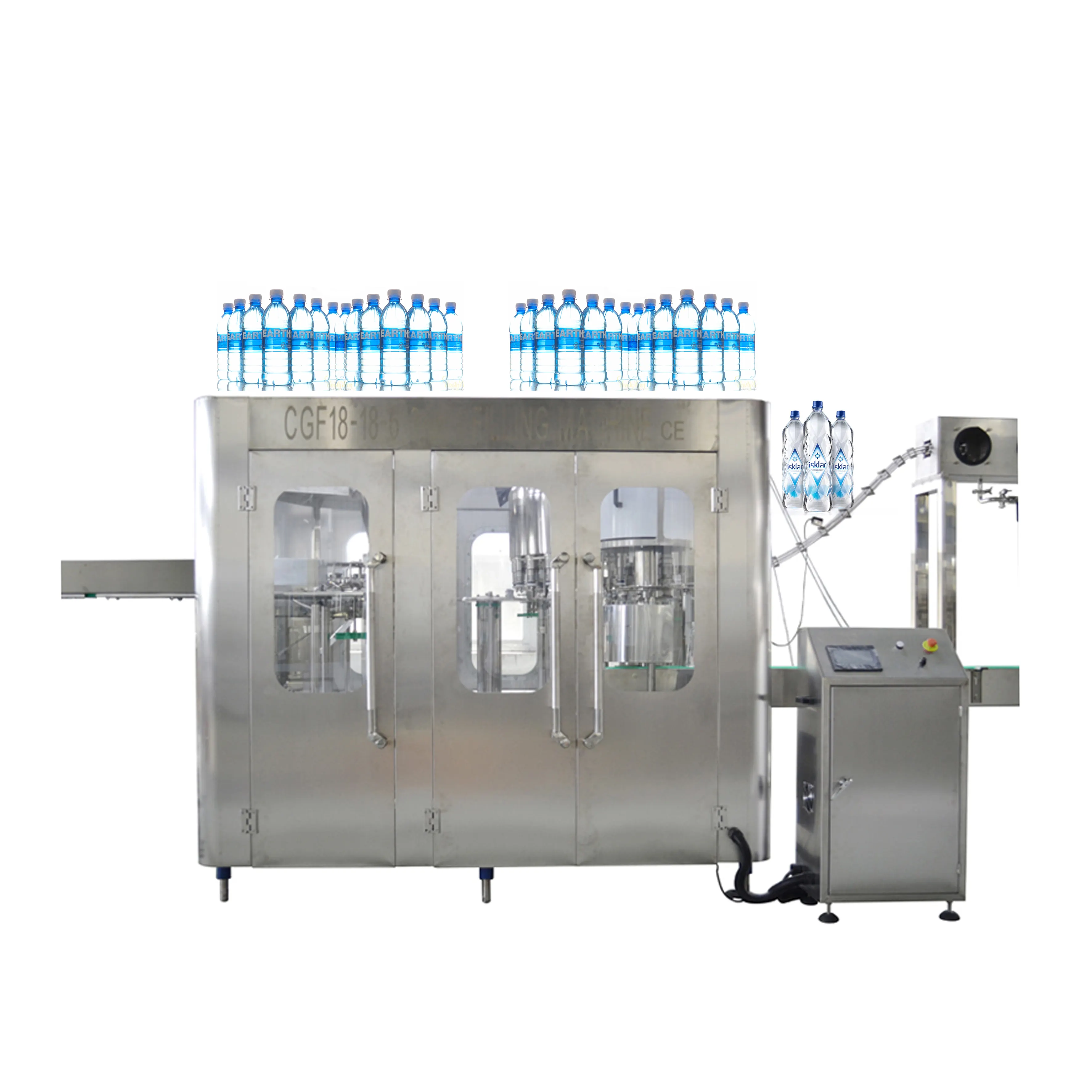 Water Bottle Blowing Machine And Water Filling Machine Line Whole Production Line