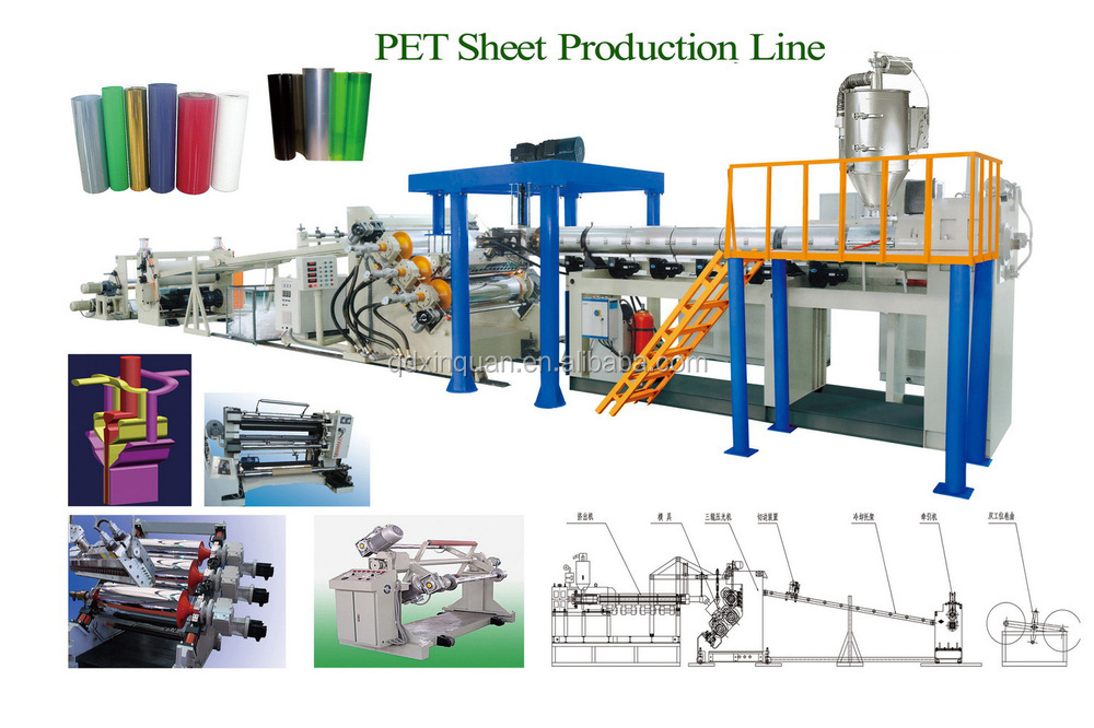 Plastic Sheet Production Machinery For Making PET Sheet PMMA Sheet PC Sheet