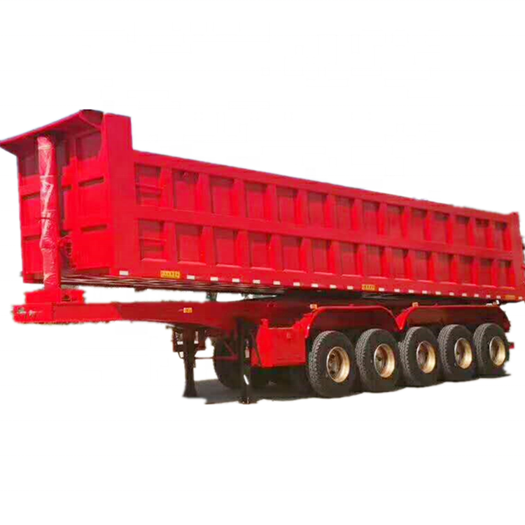 5-Axle Dump Truck for Powder Material Transportation Tanker Semi-trailer