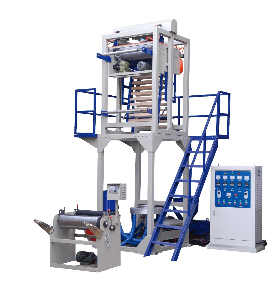 SJ-55 Продажа с завода, Высококачественная машина для выдувания пленки HDPE LDPE LLDPE, экструдер для упаковочных пакетов