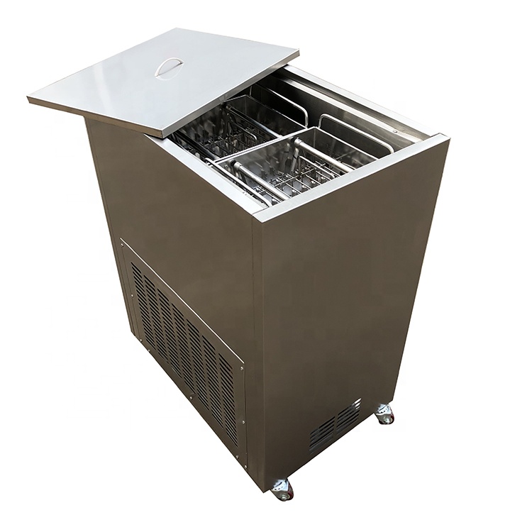 6000PCS per day Low temperature water/air cooling system ice lolly popsicle making machine