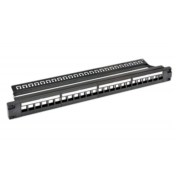 Cat6A 24 порта UTP пустая патч-панель/пустой Keystone Jack патч-панель