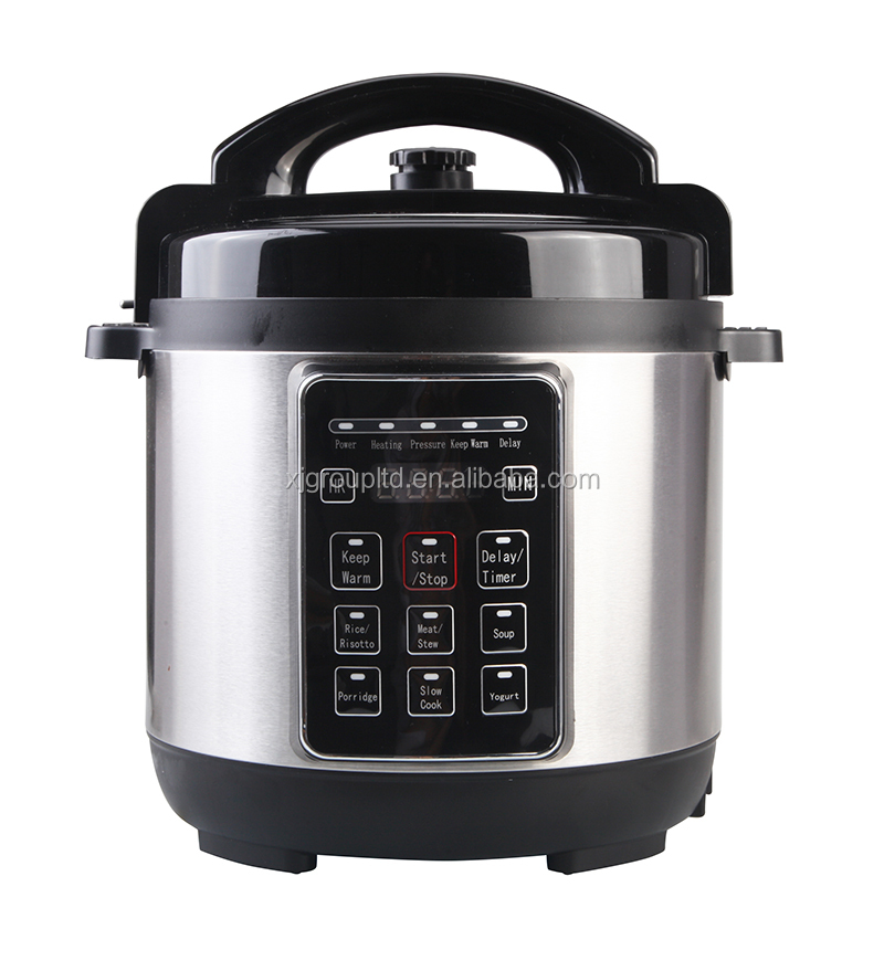12861A скороварка с 24-часовая задержка и 2 QT с корпусом из нержавеющей стали и 6 автоматические функции китайского производства