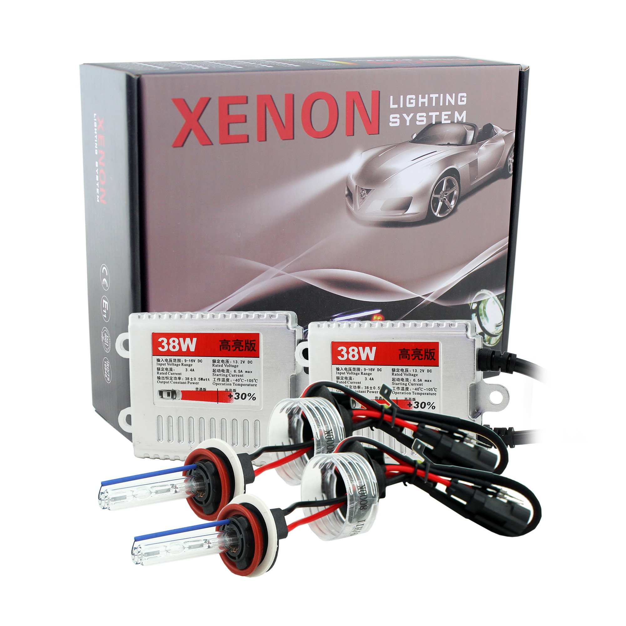 + 30% 12V 55W 38W Xenon H7 HID конверсионный комплект H1 H3 H11 9005 лампа для автомобильных фар 3000k 4300k 5000K 6000k 8000K 12000K