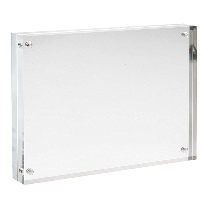 acrylic magnetic photo frame clear plexi magnetic photo frame