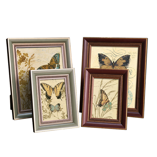 High quality European solid wood wood photo frame Creative art photo frame