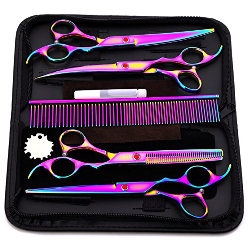 Прочный High end Sharp нержавеющая сталь Pet Scissor комплект