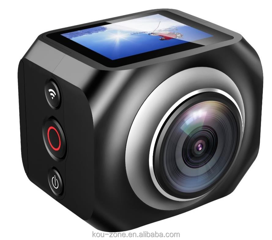 Продажа экшн-камер Wi-Fi 360 Vr 4k 30fps 220 градусов 30 м водонепроницаемая Спортивная камера