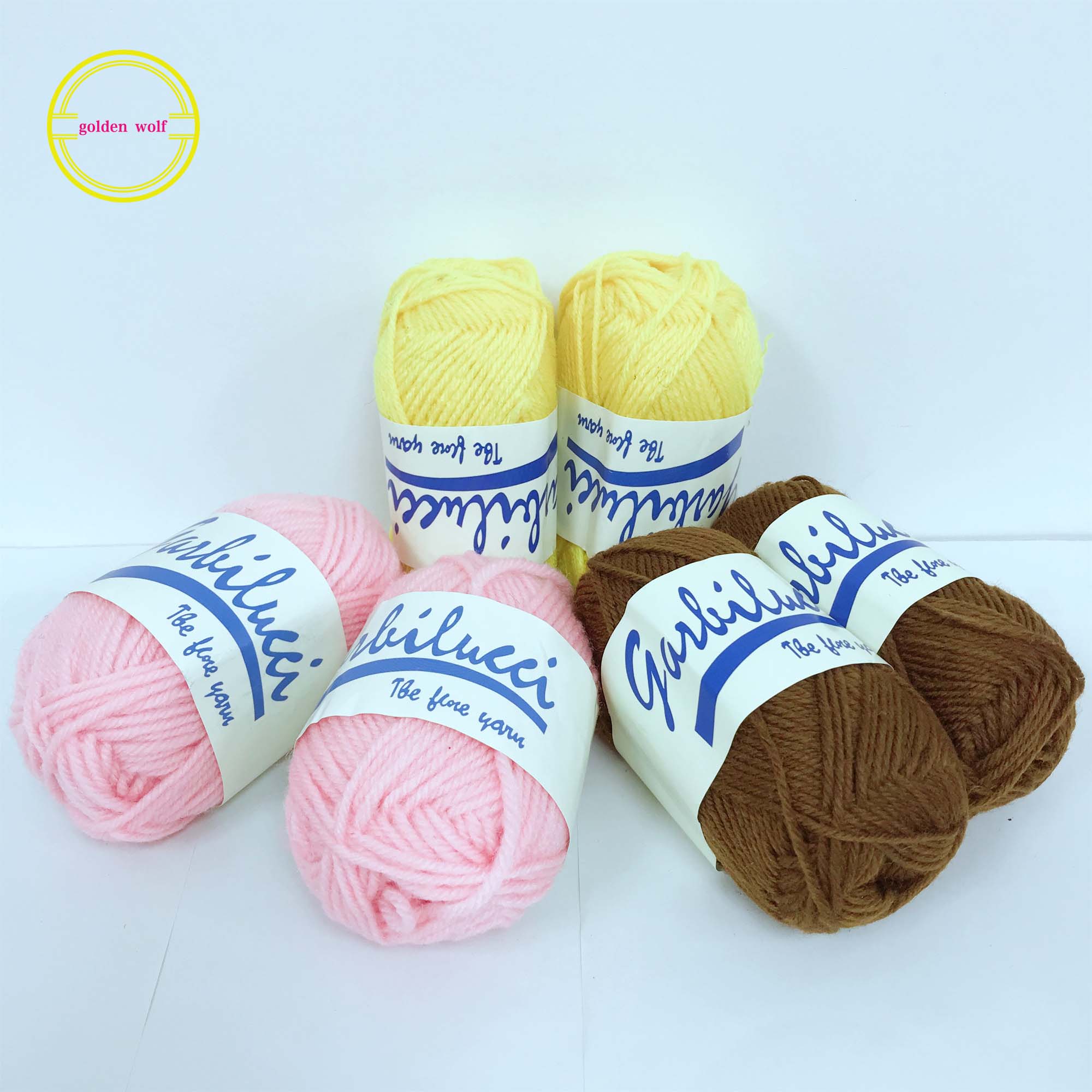 Оптовая продажа горячей продажи дамы руки Kniting акриловая пряжа