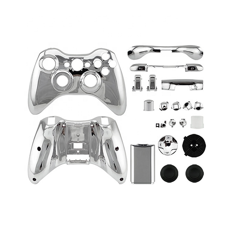 Полированный сменный корпус с полными кнопками, чехол для контроллера Xbox 360