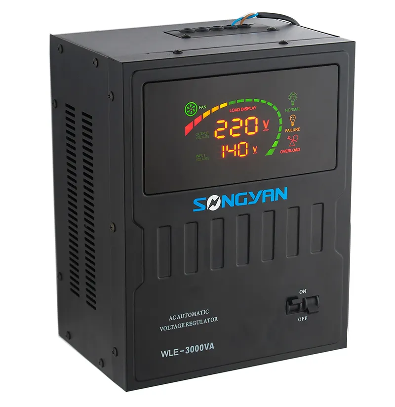 3KVA новый дизайн со светодиодным дисплеем 220v Настенный Стабилизатор Напряжения