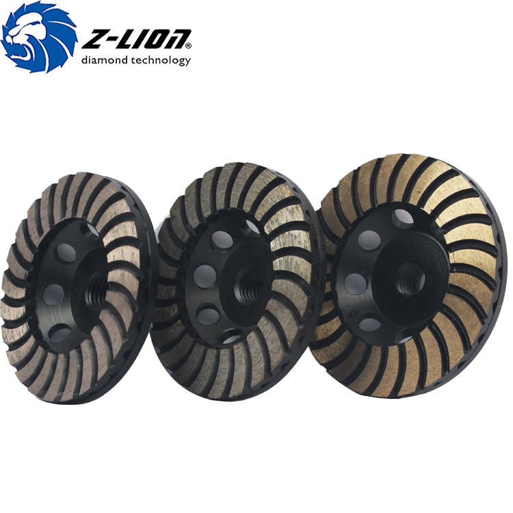 5/8-11 threader Fine grinding diamond cup wheel for granite marble grinding