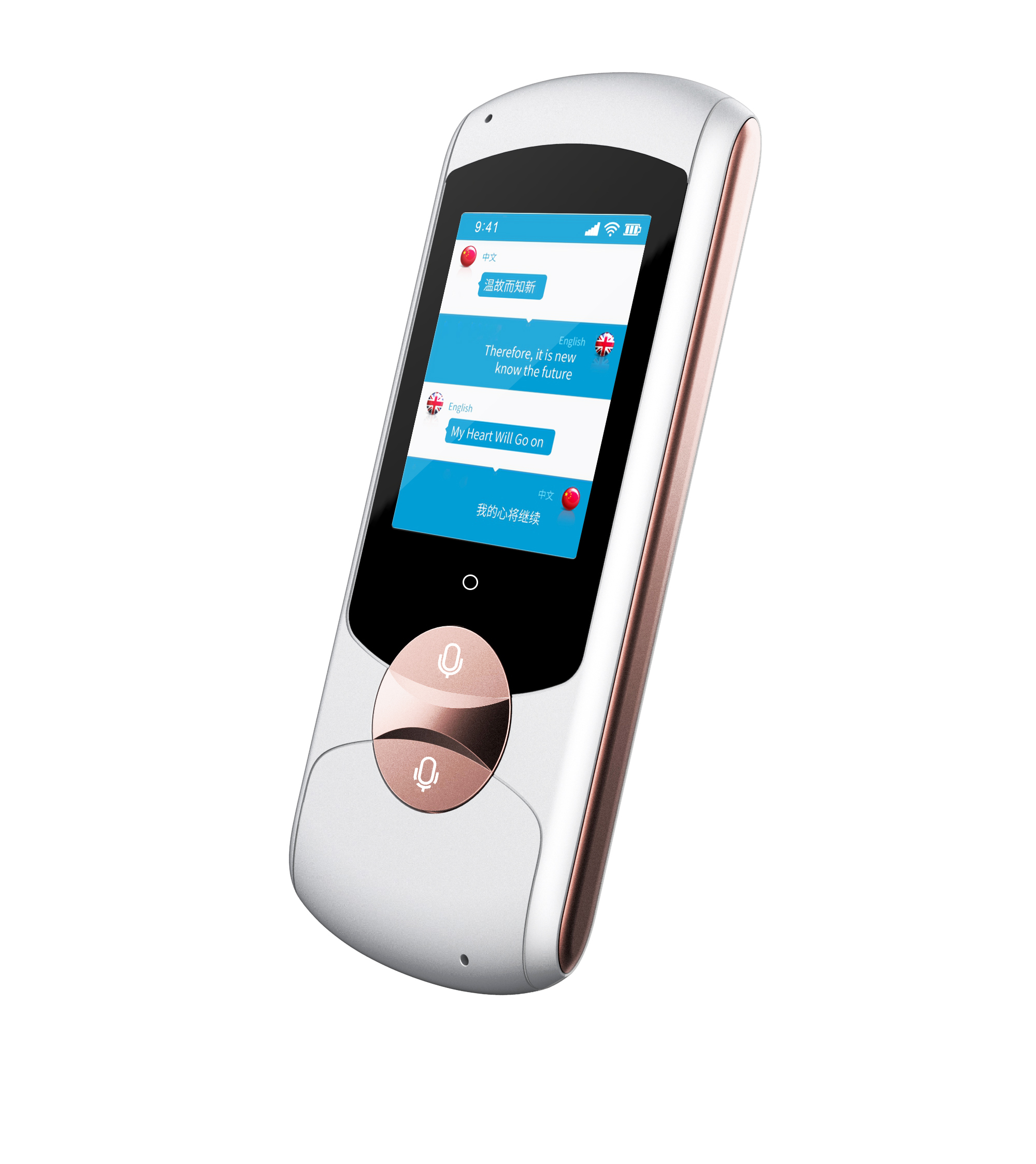 Портативный Smart touch двухсторонний в режиме реального времени многоязычный голосовой переводчик для бизнеса