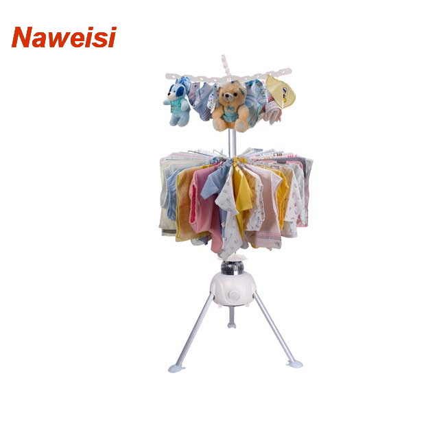 High quality factory portable hot air clothes dryer folding household dryers hanger electric price
