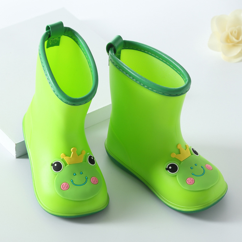 Animal Cartoon Rain Boots Kids for Boys Girls Rain Boots Waterproof Baby Rubber Water Shoes Children Rainboots