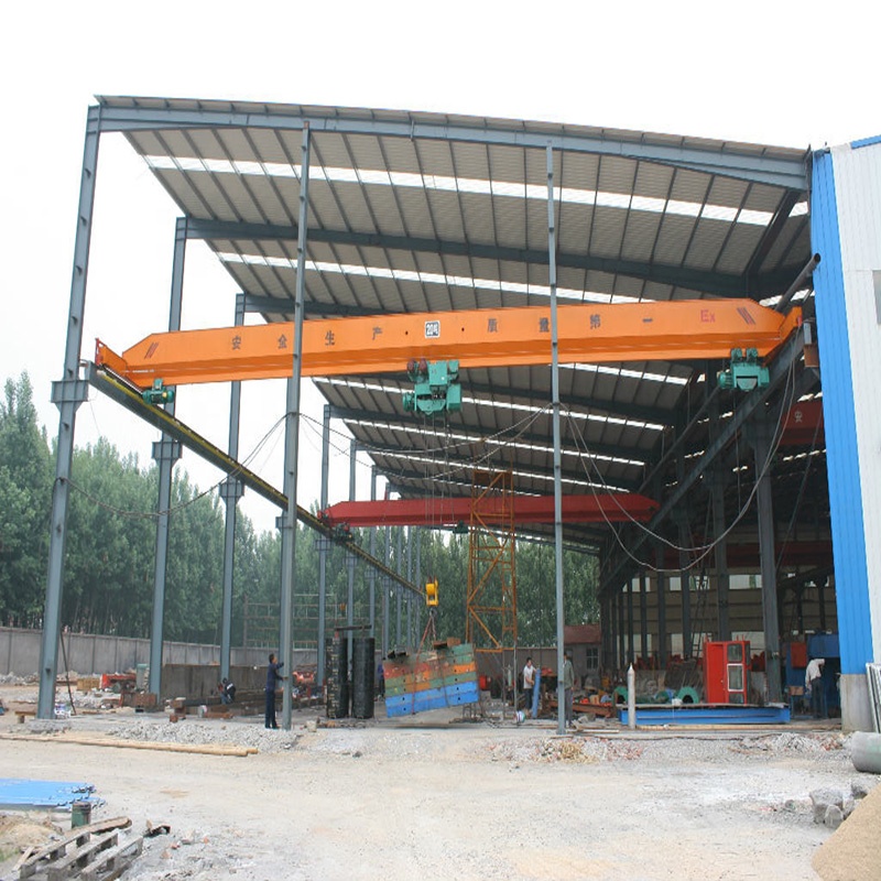 1 3 4 8 10 15 ton single girder electric overhead crane with electric hoist for sale